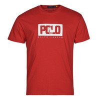 tekstylia Męskie T-shirty z krótkim rękawem Polo Ralph Lauren T-SHIRT AJUSTE EN COTON LOGO POLO RALPH LAUREN Czerwony / Rl / Czerwony