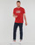 tekstylia Męskie T-shirty z krótkim rękawem Polo Ralph Lauren T-SHIRT AJUSTE EN COTON LOGO POLO RALPH LAUREN Czerwony