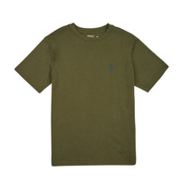 tekstylia Chłopiec T-shirty z krótkim rękawem Polo Ralph Lauren SS CN-TOPS-T-SHIRT Kaki
