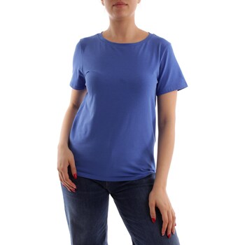 tekstylia Damskie T-shirty z krótkim rękawem Max Mara MULTIF Niebieski