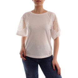 tekstylia Damskie T-shirty z krótkim rękawem Max Mara ARMENIA Biały