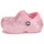 Buty Dziewczynka Chodaki Crocs Classic Lined Glitter Clog T Różowy