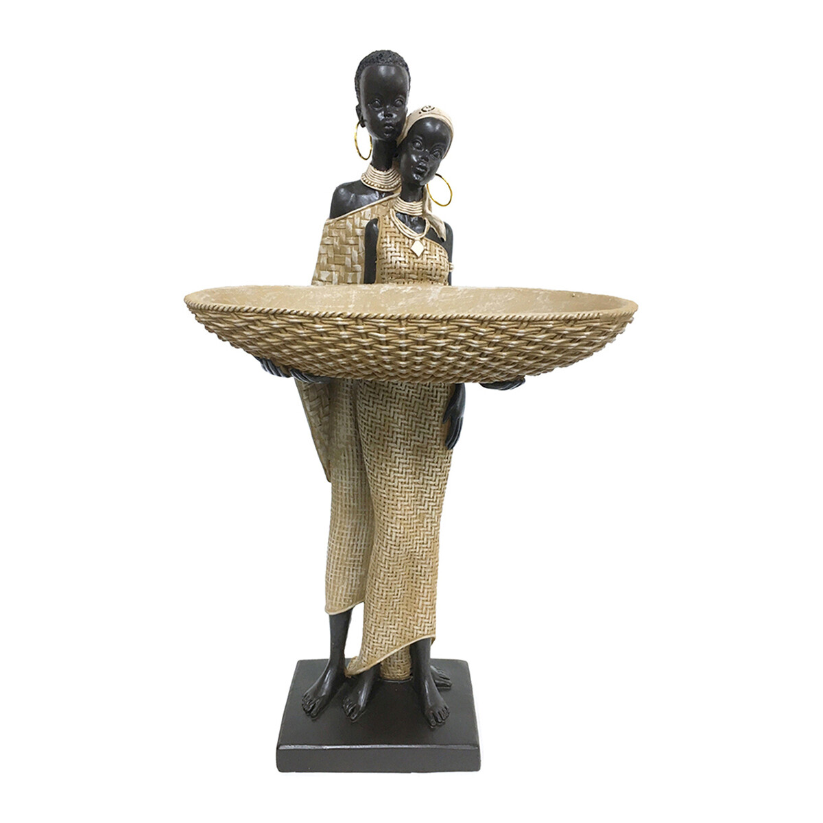 Dom Statuetki i figurki  Signes Grimalt Postać Afrykańska Brązowy