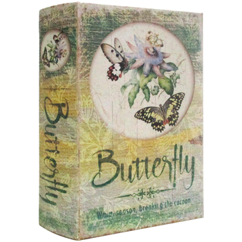 Dom Kosze / pudełka Signes Grimalt Butterfly Book Box Żółty