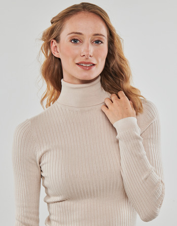 Only ONLKAROL L/S ROLLNECK PULLOVER KNT Beżowy