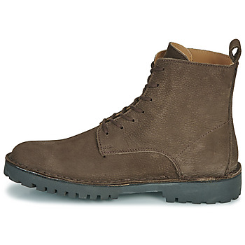 Selected SLHRICKY NUBUCK LACE-UP BOOT B Brązowy