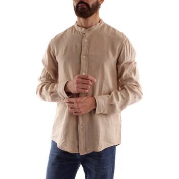 tekstylia Męskie Koszule z długim rękawem Roy Rogers P23RVU051CB731204 Beżowy