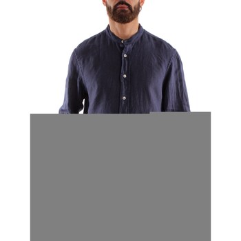 tekstylia Męskie Koszule z długim rękawem Roy Rogers P23RVU051CB731204 Niebieski
