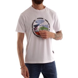 tekstylia Męskie T-shirty z krótkim rękawem Napapijri NP0A4H2D Biały