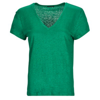 tekstylia Damskie T-shirty z krótkim rękawem Ikks BX10555 Zielony
