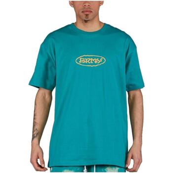 tekstylia Męskie T-shirty z krótkim rękawem Grimey  Niebieski