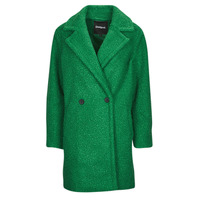 tekstylia Damskie Płaszcze Desigual LONDON Zielony