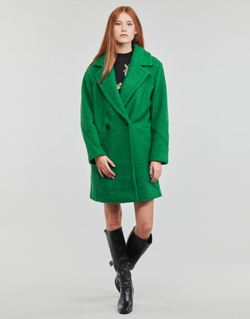 tekstylia Damskie Płaszcze Desigual LONDON Zielony