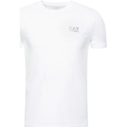 tekstylia Męskie T-shirty z krótkim rękawem Emporio Armani EA7 8NPT51 PJM9Z Biały