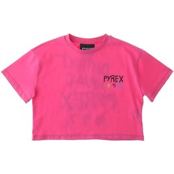 tekstylia Dziewczynka T-shirty z krótkim rękawem Pyrex 034023 Różowy