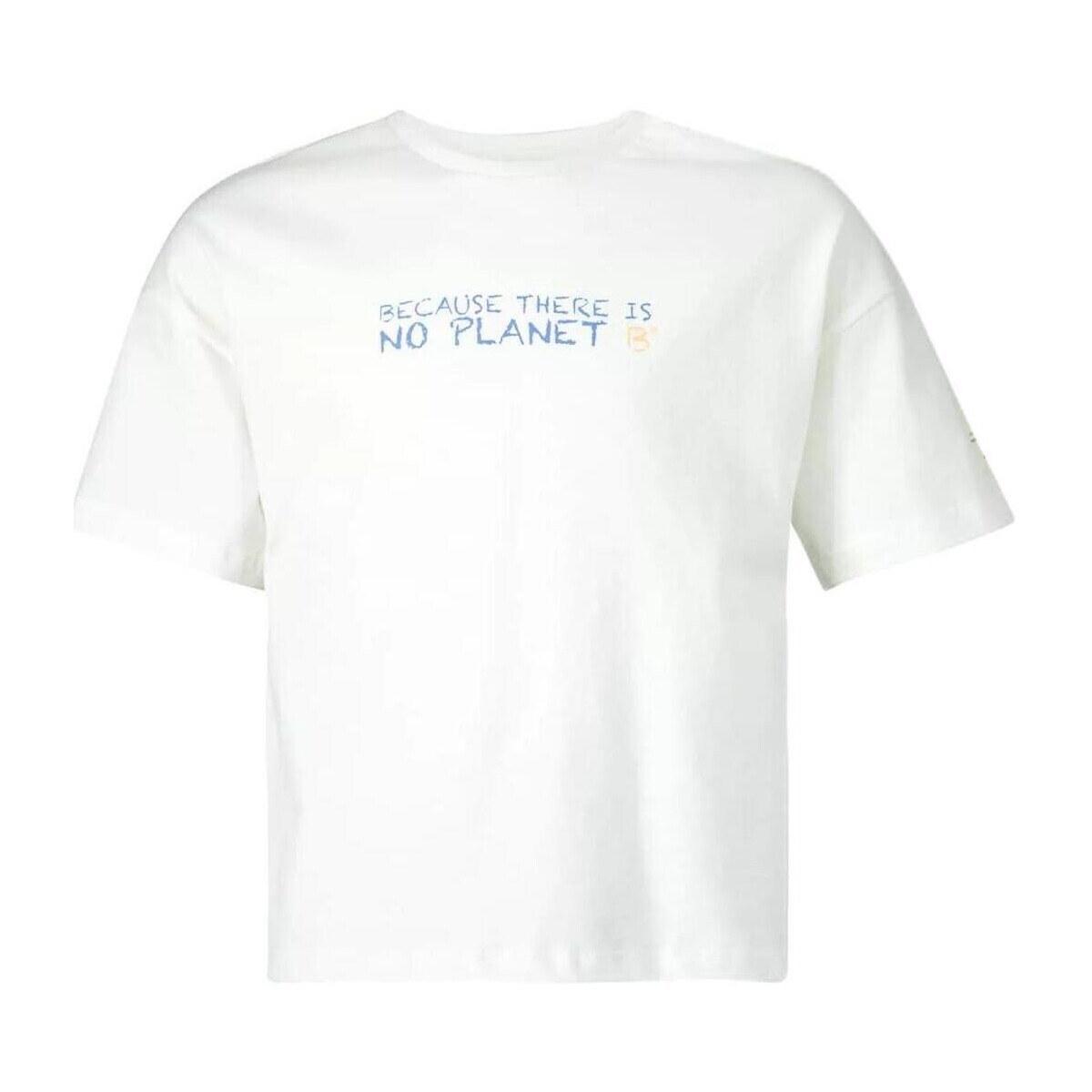 tekstylia Dziewczynka T-shirty z krótkim rękawem Ecoalf  Biały