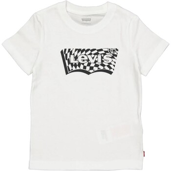 tekstylia Dziewczynka T-shirty z krótkim rękawem Levi's 208432 Biały