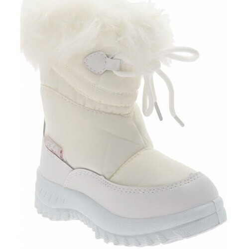 Buty Dziewczynka Śniegowce Axa -64520A Biały