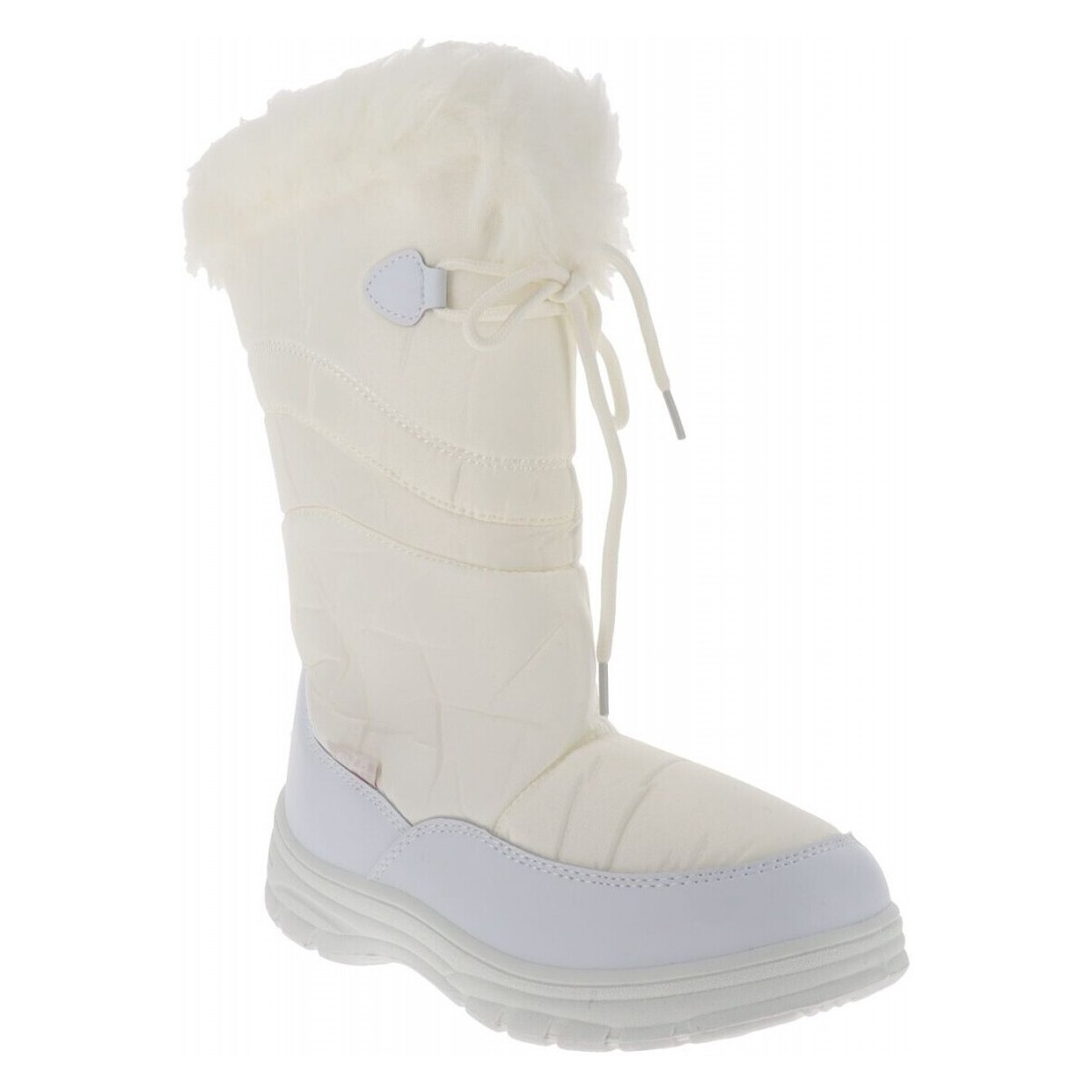 Buty Damskie Śniegowce Axa -64526A Biały