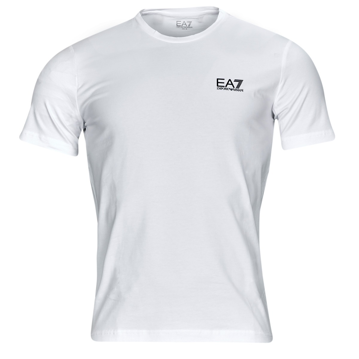 tekstylia Męskie T-shirty z krótkim rękawem Emporio Armani EA7 CORE IDENTITY TSHIRT Biały