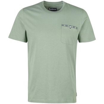 tekstylia Męskie T-shirty i Koszulki polo Barbour Tayside T-Shirt - Agave Green Zielony