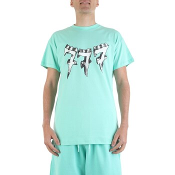 tekstylia Męskie T-shirty z krótkim rękawem Triplosette 777 TRSM465 Zielony
