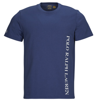tekstylia Męskie T-shirty z krótkim rękawem Polo Ralph Lauren S/S CREW SLEEP TOP Niebieski
