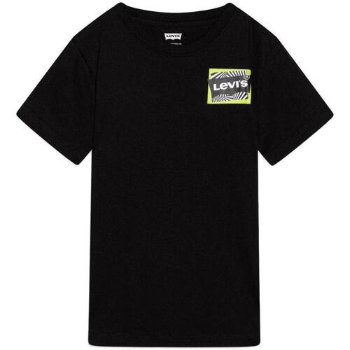 tekstylia Chłopiec T-shirty z krótkim rękawem Levi's  Czarny