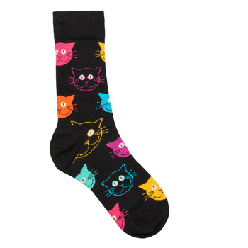 Dodatki Skarpetki wysokie Happy socks CAT Wielokolorowy