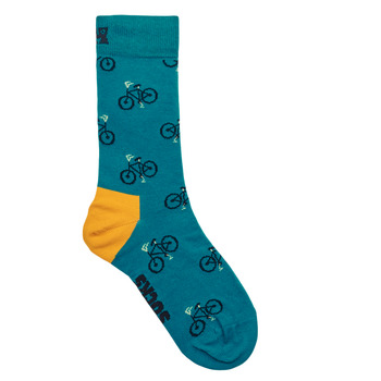 Dodatki Skarpetki wysokie Happy socks BIKE Niebieski