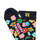 Dodatki Skarpetki wysokie Happy socks FLOWER Wielokolorowy