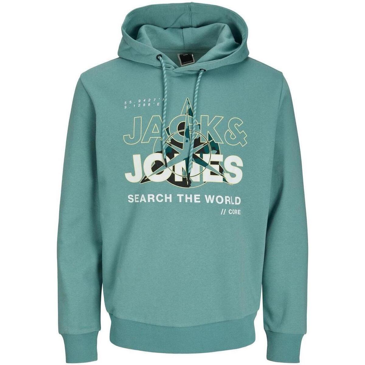 tekstylia Męskie Bluzy Jack & Jones  Zielony
