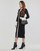 tekstylia Damskie Sukienki długie Karl Lagerfeld LSLV POLO DRESS Czarny / Biały