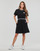 tekstylia Damskie Sukienki krótkie Karl Lagerfeld IKONIK 2.0 T-SHIRT DRESS Czarny