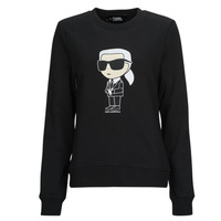 tekstylia Damskie Bluzy Karl Lagerfeld IKONIK 2.0 KARL SWEATSHIRT Czarny
