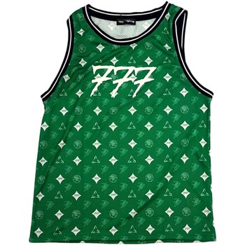 tekstylia Męskie T-shirty z krótkim rękawem Triplosette 777 TRSM536 Zielony