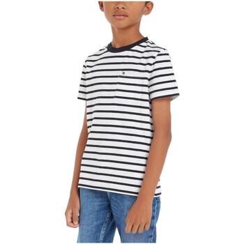 tekstylia Chłopiec T-shirty z krótkim rękawem Tommy Hilfiger  Niebieski