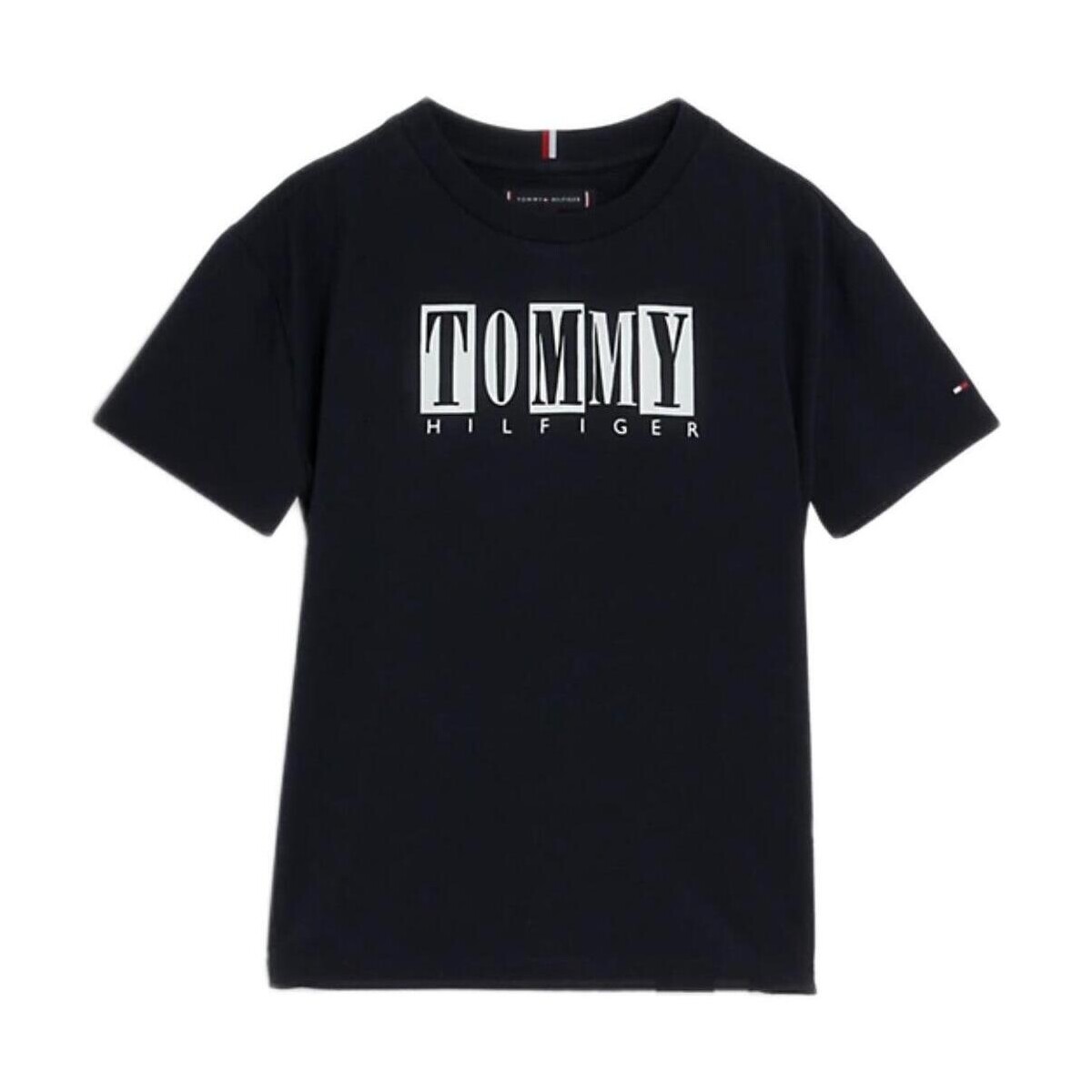 tekstylia T-shirty z krótkim rękawem Tommy Hilfiger  Niebieski