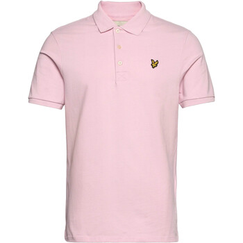 tekstylia Męskie Koszulki polo z krótkim rękawem Lyle & Scott Plain Polo Shirt Różowy