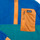 tekstylia Dziecko Polary Patagonia KIDS MICRODINI 1/2 ZIP PULLOVER Niebieski / Zielony / Żółty