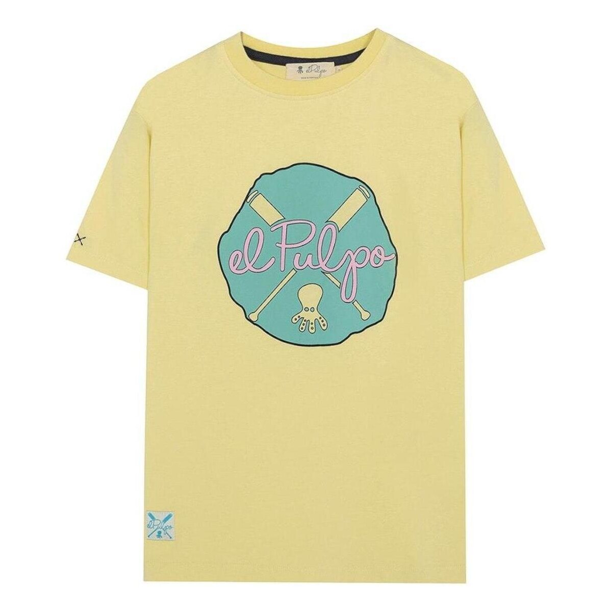 tekstylia Chłopiec T-shirty z krótkim rękawem Elpulpo  Żółty