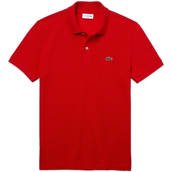 tekstylia Męskie T-shirty i Koszulki polo Lacoste Slim Fit Polo - Rouge Czerwony