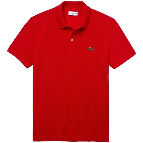 tekstylia Męskie T-shirty i Koszulki polo Lacoste Slim Fit Polo - Rouge Czerwony
