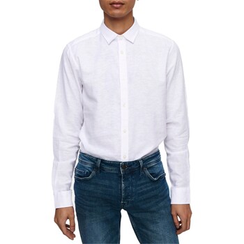 tekstylia Męskie Koszule z długim rękawem Only & Sons  22012321 Biały