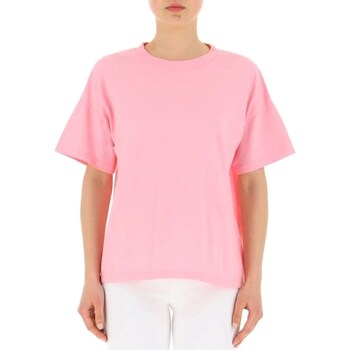 tekstylia Damskie T-shirty z krótkim rękawem Vicolo UE0044 Różowy