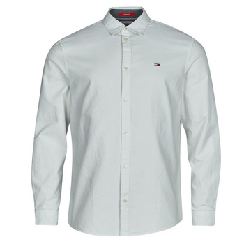 tekstylia Męskie Koszule z długim rękawem Tommy Jeans TJM CLASSIC OXFORD SHIRT Niebieski / Ciel