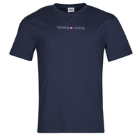tekstylia Męskie T-shirty z krótkim rękawem Tommy Jeans TJM CLSC SMALL TEXT TEE Marine