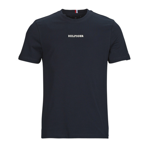 tekstylia Męskie T-shirty z krótkim rękawem Tommy Hilfiger MONOTYPE SMALL CHEST PLACEMENT Marine