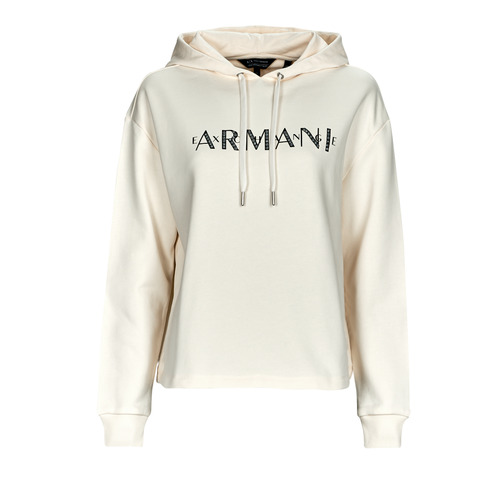 tekstylia Damskie Bluzy Armani Exchange 6RYM95 Beżowy