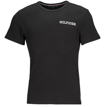 tekstylia Męskie T-shirty z krótkim rękawem Tommy Hilfiger SS TEE Czarny